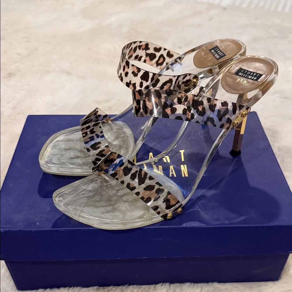 Stuart Weitzman Leopard Print Heels - Picture 3 of 14
